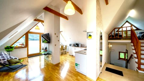 Loft Folk**** komfortowy apartament z widokiem na góry