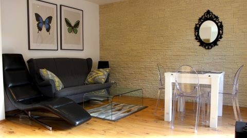 Apartament 007 A w Karpaczu. Pełne wyposażenie, 2 sypialnie + salon. Balkon