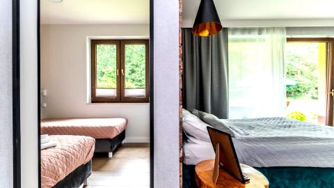 "GAJÓWKA" CAŁOROCZNE POKOJE, BASEN, SAUNA, JACUZI,ROWERY,PLAC ZABAW,DUŻA POSESJA