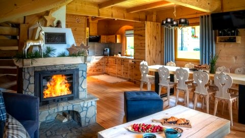 Chałupki pod Giewontem - góralskie domki z pięknym widokiem na Tatry!