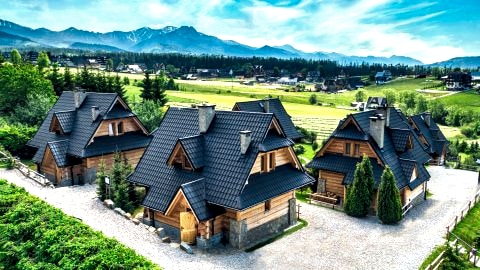 Chałupki pod Giewontem - góralskie domki z pięknym widokiem na Tatry!