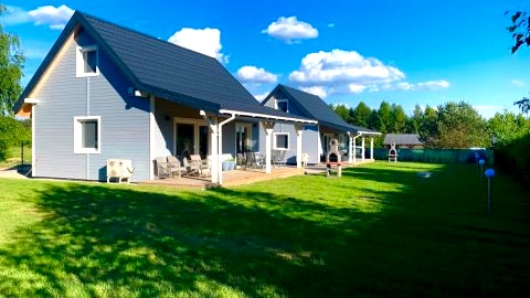 Klimaty Mazur - Całoroczne domki nad jeziorem Szeląg Wielki