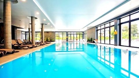 Apartamenty Nemo Polanki Park Kołobrzeg 350 m.od plaży. Balkon, basen, sauna. 