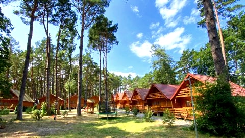 Domki Letniskowe Leśna Mila 100m odPlaży