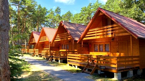 Domki Letniskowe Leśna Mila 100m odPlaży