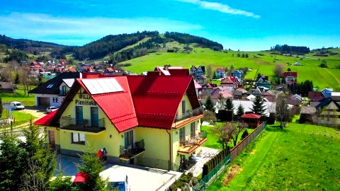 Willa Pienińska | Pokoje z balkonami, widok na Tatry i Jezioro Czorsztyńskie