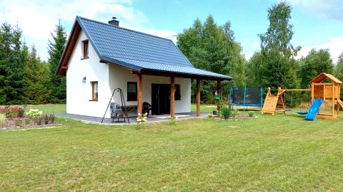 Domek całoroczny w lesie na Kaszubach, Wdzydze,Bory Tucholskie,Dla rodzin,Natura