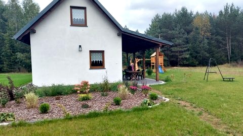 Domek całoroczny w lesie na Kaszubach, Wdzydze,Bory Tucholskie,Dla rodzin,Natura