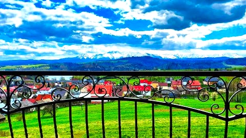 Willa Pienińska | Pokoje z balkonami, widok na Tatry i Jezioro Czorsztyńskie