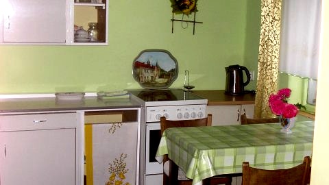 kuchnia w domku ogród