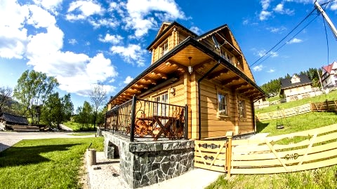 Domki wypoczynkowe w górach - Chatka Pod Laskiem w Soblówce
