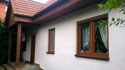 widok z zewnątrz apartamentu