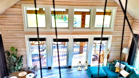Chata pod Przehybą. Luksusowy dom z bali w Beskidzie Sądeckim, jacuzzi, sauna