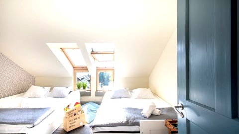 PANORAMA CHEŁM domek w górach, BANIA Z JACUZZI/SAUNA, GRILL +OGRÓD -przy lesie