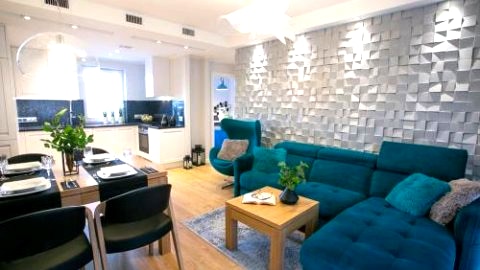 Salon z aneksem kuchennym