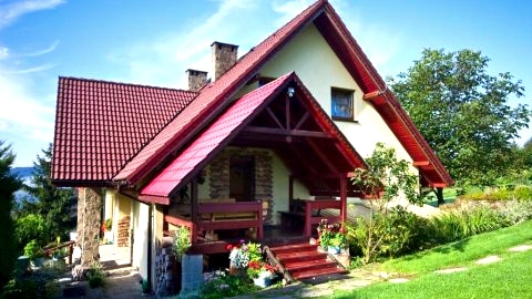 Domki i pokoje z łazienkami Daglezja w pieknej i cichej okolicy
