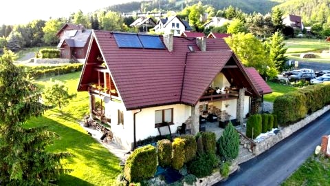 Domki i pokoje z łazienkami Daglezja w pieknej i cichej okolicy