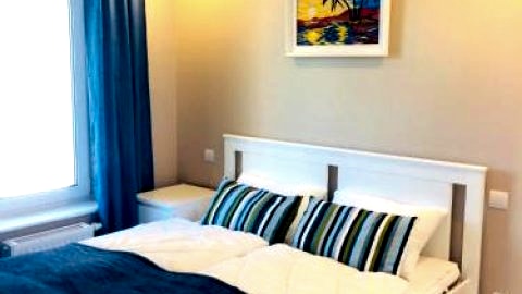 Apartament Lazur z miejscem postojowym w hali garażowej