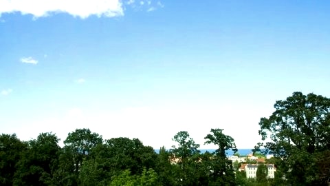 Widok na zatokę z okna
