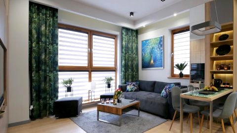 4UApart-Apartment suite Platan Tower Paradiso - 2 pokoje z sypialnią, 31m 2 , 3 piętro , ul.W.Polskiego 2