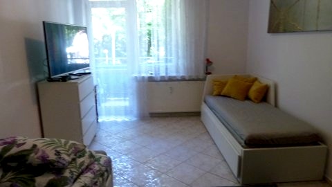 Apartament położony 350 metrów od plaży. 