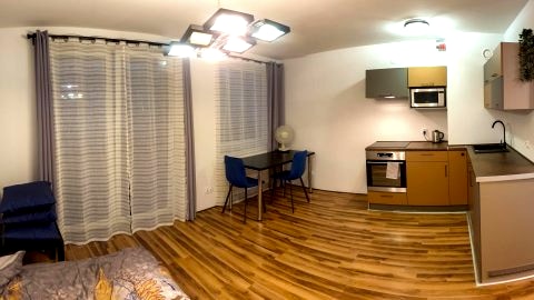 Uroczy z kuchnią i balkonem - apartament 30m2, Kraków PN / Cracow NORD, parking