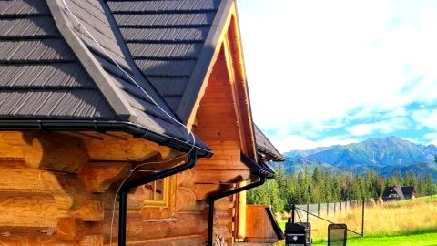Góralski domek Łopatówka z kominkiem i Banią-Jacuzzi, Murzasichle