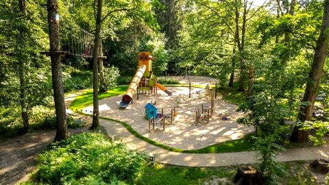 Pełna atrakcji polana pośród lasów Puszczy Białowieskiej, basen, jacuzzi, sauny
