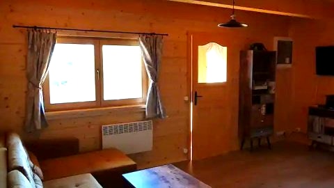 Lawendowy Taras, Drewniany domek na wsi w Górach Kaczawskich, Karkonosze