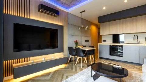 SKY Home-Wood Penthouse-Manufaktura, Parking, Klimatyzacja, Dostęp na Kod 