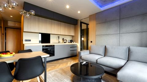 SKY Home-Wood Penthouse-Manufaktura, Parking, Klimatyzacja, Dostęp na Kod 