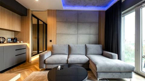 SKY Home-Wood Penthouse-Manufaktura, Parking, Klimatyzacja, Dostęp na Kod 