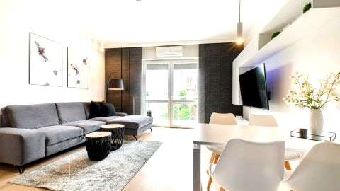 SKY Home- Ilumino Apartment -Centrum, Parking, Klimatyzacja, Dostęp na Kod