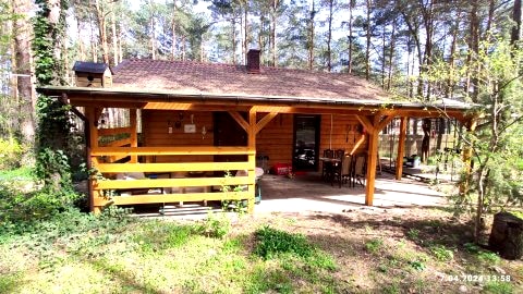 Domek Całoroczny w lesie nad jeziorem Sulejowskim, Barkowice Mokre