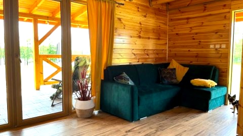 Domek letniskowy nad jeziorem, domek na wyłączność, sauna , balia