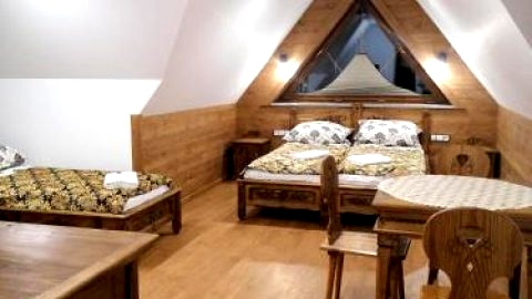Nowoczesne pokoje, w góralskim stylu z pięknym widokiem na Tatry 