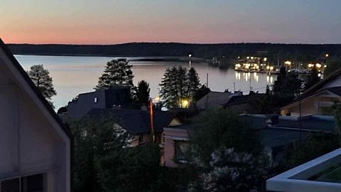 Apartament Cień Wiatru z wanną i widokiem na jezioro