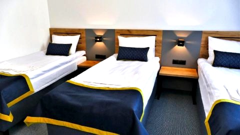 Kameralny hotel w cichej okolicy, łatwy dojazd do centrum i lotniska