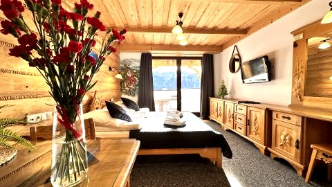 Apartament do 4 osób z kominkiem