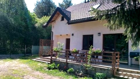 Dom nad jeziorem Mazury