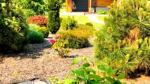 Domek drewniany na wyłączność z balią i sauna 