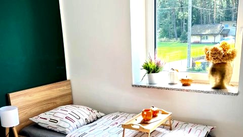 Komfortowe pokoje blisko lasu 