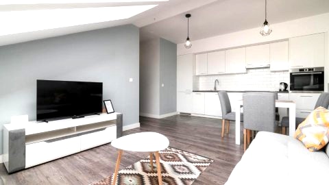 APARTAMENT WARSZAWSKA - klimatyzacja, zamknięte osiedle. parking