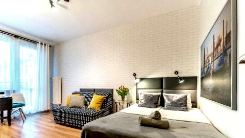 Apartamenty Przytulne z balkonem, 150m od dworca Gdańsk Główny