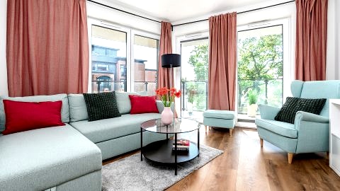 Luxury apart for family next to Księży Młyn