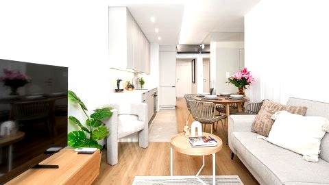 Lumina 4-room apartment near the city center