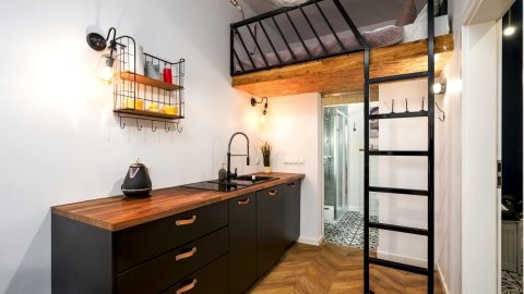 Golden Apartments in Warsaw - Stylish and Cozy Studio - Ząbkowska A