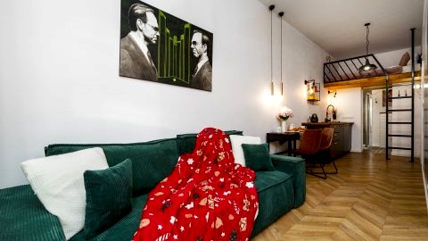 Golden Apartments in Warsaw - Stylish and Cozy Studio - Ząbkowska A