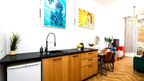 Golden Apartments in Warsaw - Cozy and Stylish Studio - Ząbkowska B