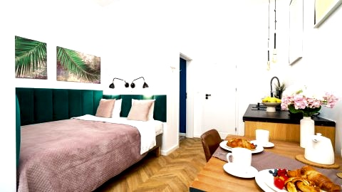 Golden Apartments in Warsaw - Cozy and Stylish Studio - Ząbkowska B